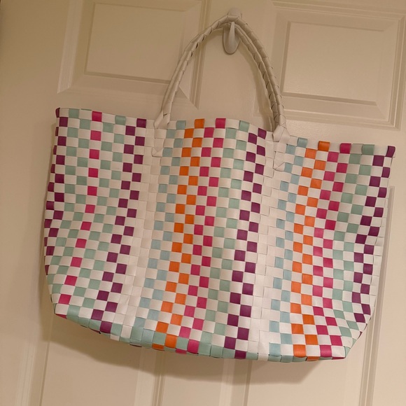 NEW KATE SPADE WOVEN BEACH TOTE - Picture 5 of 6